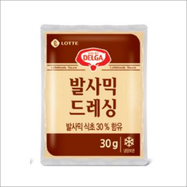 롯데푸드 델가 발사믹 드레싱 30g BOX, 200개