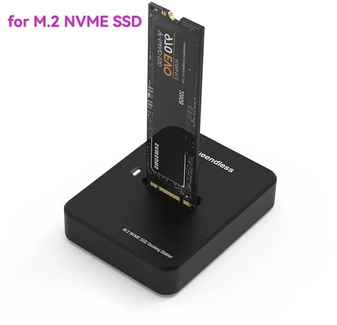 블루엔들리스 M.2 NVME 도킹 스테이션 키 USB C SSD 케이스 NGFF HDD용 Nvme 솔리드, 01 B