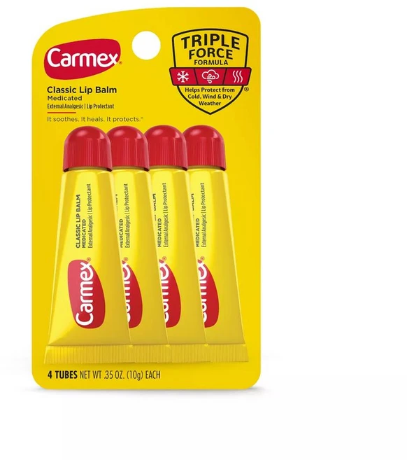 카멕스 클래식 립밤 메디케이티드 튜브 Carmex Classic Lip Balm Medicated Tube 40g, 1개 - 쿠팡