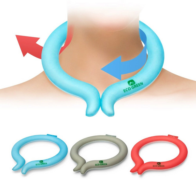 코챌리빙 넥쿨러 넥쿨링튜브 목토시 쿨스카프 아이스넥밴드, 그레이, 일반형