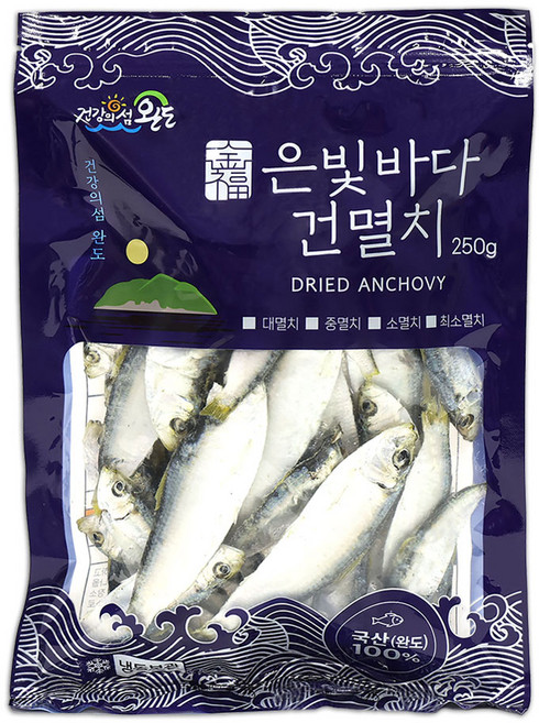 금복식품 완도산 명품 디포리 띠포리 밴댕이 대 250g 1개