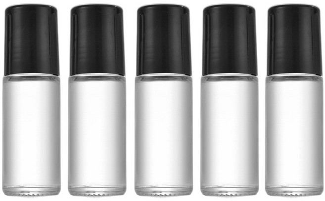 리문 롤온 향수공병 물파스 롤링 공병 5p, 1세트, 블랙30