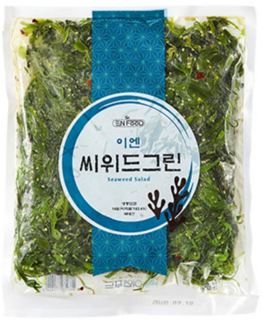 바이오마켓_이엔 씨위드그린 해초모둠 1kg, 14개