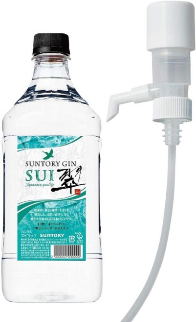 산토리 하이볼 제조 원푸시 펌프 디스펜서 이치오시군 103-20 /스이진 짐빔 하이볼 만들기