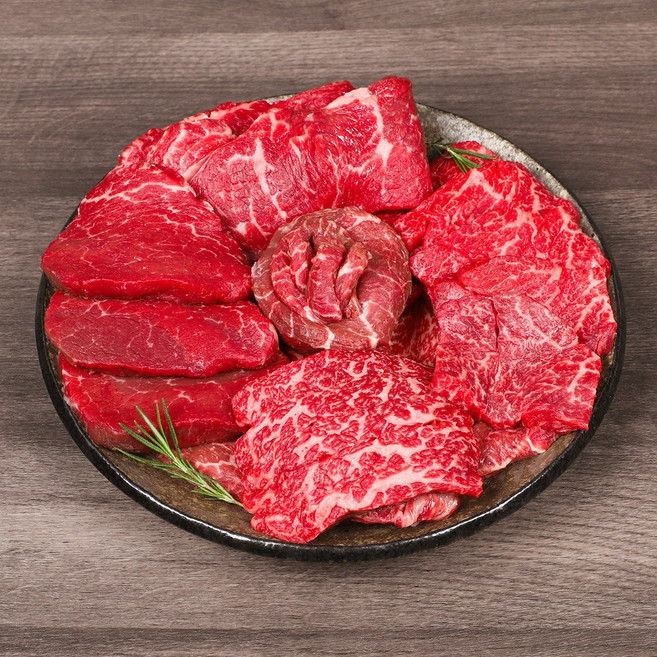 한우풍미 마장동 1등급 소고기 안심세트, 1kg, 1세트