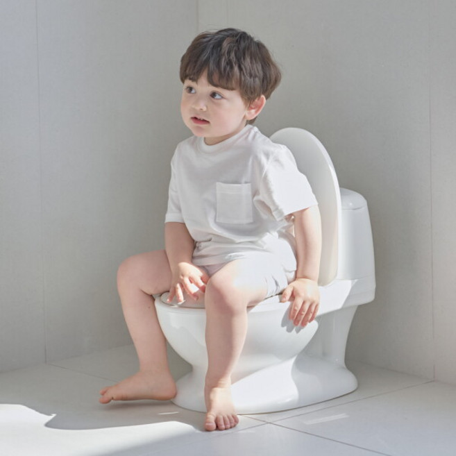 아이팜 이지두잉 소프트포티 유아 아기변기, 화이트