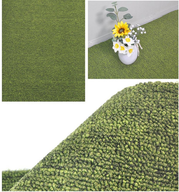 카페 바닥공 소음방지 때안타는 롤카펫트 매트180x100그린 간편시공 diy 깔판 롤깔판