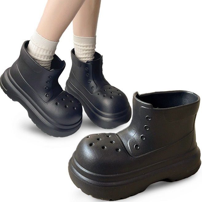 스토리원 슈레이스 펀칭 웨더 레인부츠 장화 SH-RBT-9522