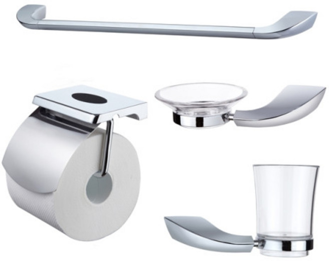 이엔아이 EBA6200-1/4품 욕실악세사리세트/수건걸이 휴지걸이(휴대폰거치대형) 컵대 비누대, 1개