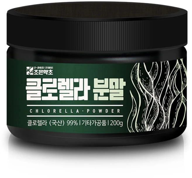 조은약초 프리미엄 클로렐라 가루 200g, 1개 - 쿠팡