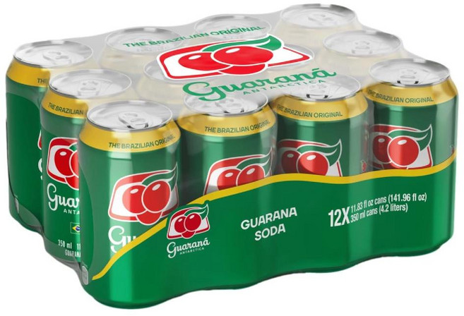 과라나 음료 소다 브라질 브라질산 안타르치카 12캔 Guarana Antarctica, 355ml