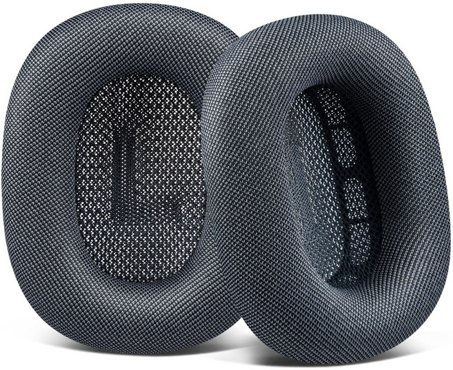 SOULWIT 교체용 이어패드-호환 모델 Airpods Max 에어팟 맥스 헤드폰 내구성 있는 메쉬 패브릭 소재 1쌍, Midnight, Mesh Fabric, 1개