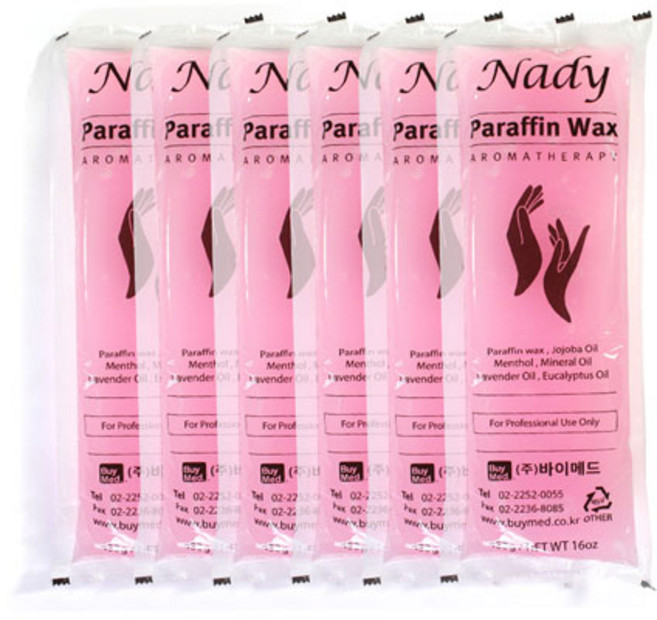 가정용 의료용 파라핀 왁스 테라피 치료 효과 복숭아향, 6개