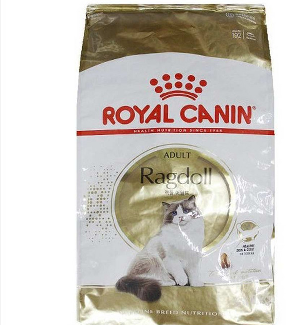 로얄캐닌 어덜트 고양이 랙돌 사료, 닭+오리, 10kg, 1개