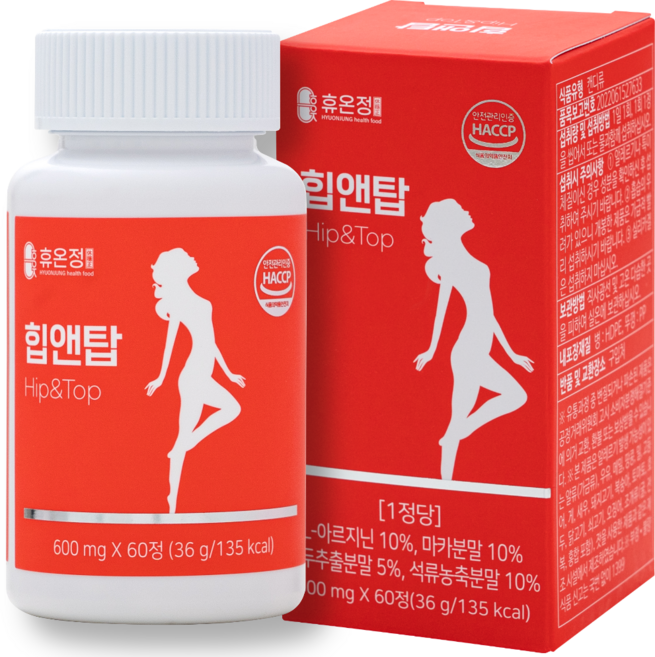 힙앤탑 에스트로겐 대두 이소플라본 L-아르기닌 마카 석류 여성 호르몬 갱년기 가슴, 60정, 1개