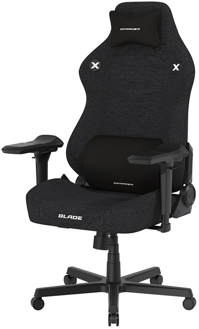 DXRACER 電競椅 利刃系列 布面黑色, 布面 黑