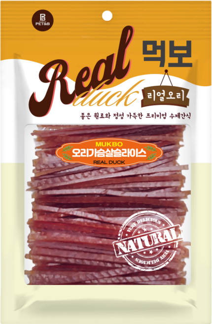 먹보 리얼 안심 오리가슴살 슬라이스 180g, 1개, 오리고기