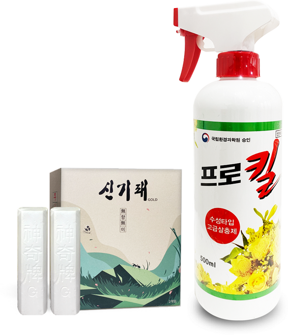 신기패 2개입 + 프로킬 스프레이 500ml 세트, 7g, 1개