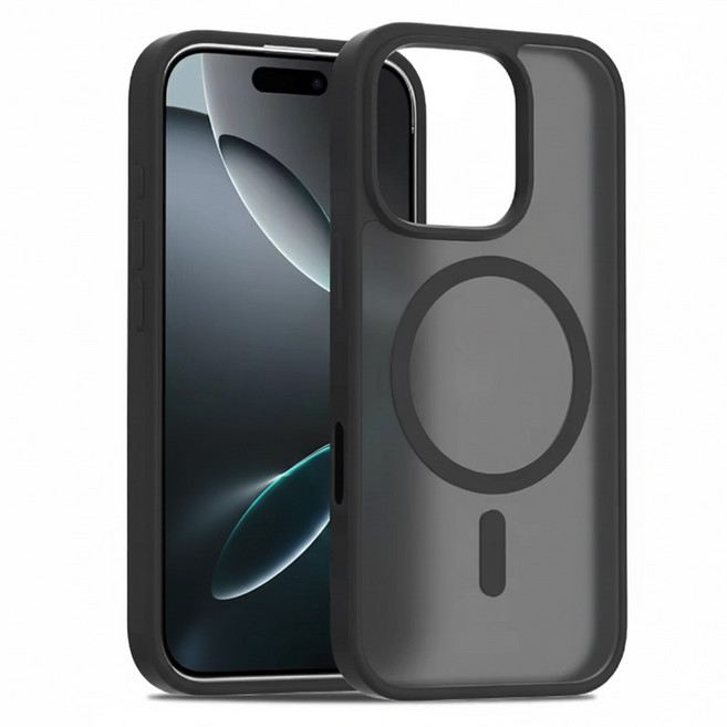 제트스킨 2배자력 맥세이프 카메라 버튼 커버 변색방지 투명 하이브리드 케이스