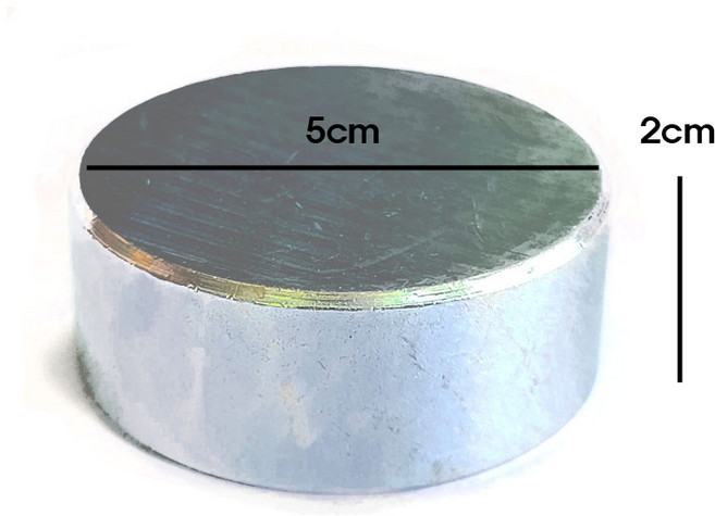 원단 눌림쇠 쇠판 원형문진 원단고정 쇠문진 누름쇠 3사이즈, 1개