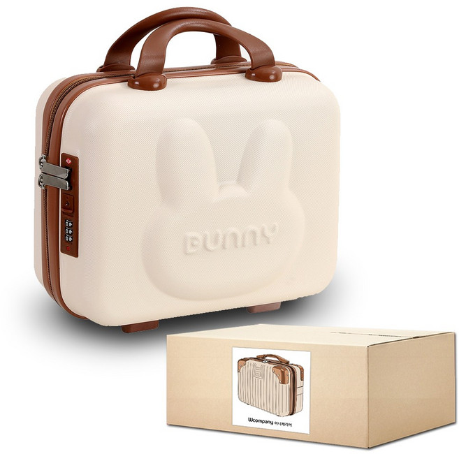 더블유컴퍼니 캐릭터 미니캐리어 14인치 토끼 서머레디백