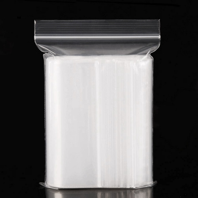 정말 두껍고 질긴 투명 지퍼백 0.16mm, 1개입, 100개