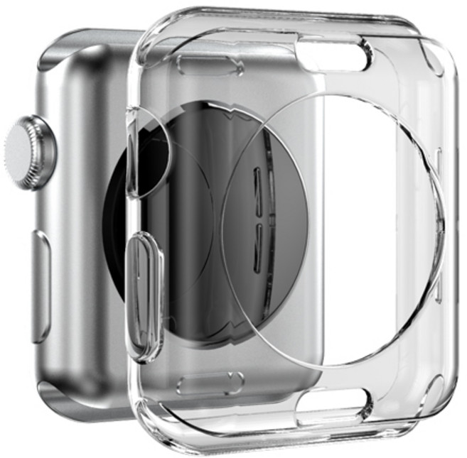 로랜텍 애플워치 호환 림피오 범퍼 실리콘 케이스, 투명