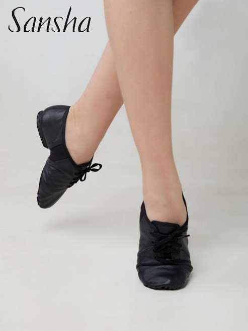 JS1LCO 샨샤 TIVOLI 재즈 슈즈 (BLACK), 265 (13), 중간볼 (M)