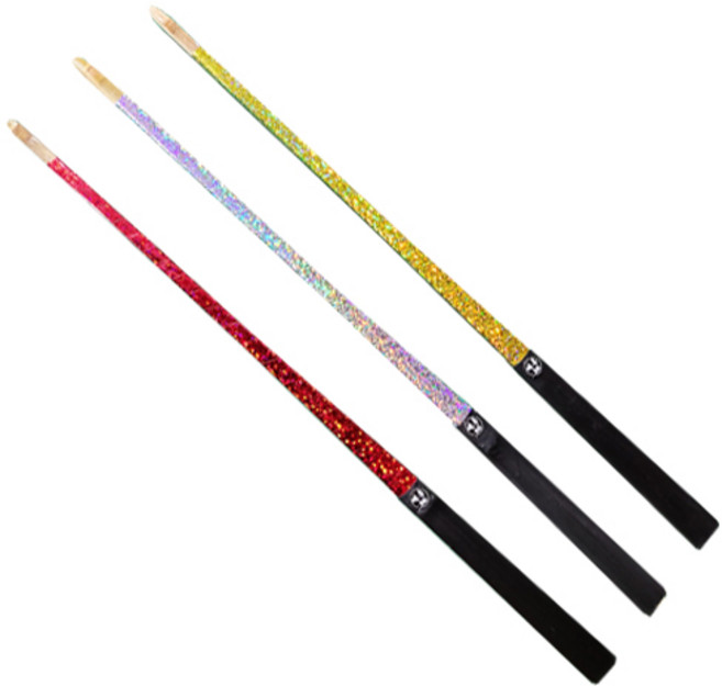 예혼국악기 예혼마네 트롯고고열채(홀로그램-손잡이 검정), 은색, 1개