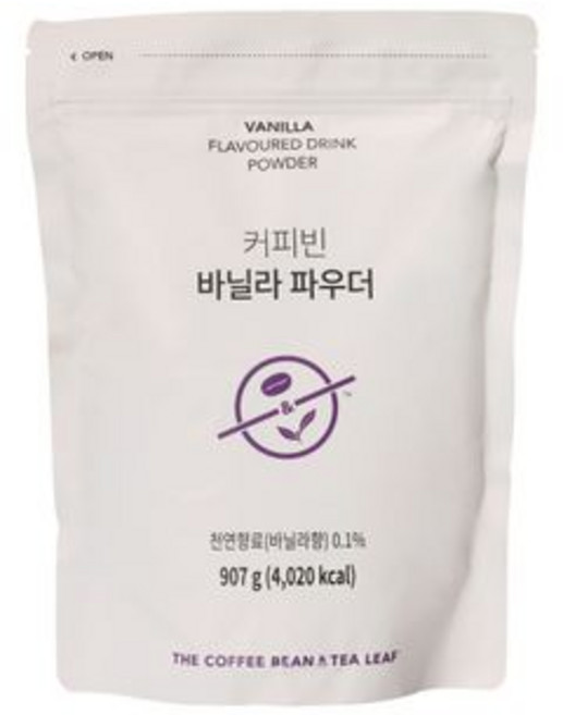 커피빈 바닐라 파우더 907g, 1개