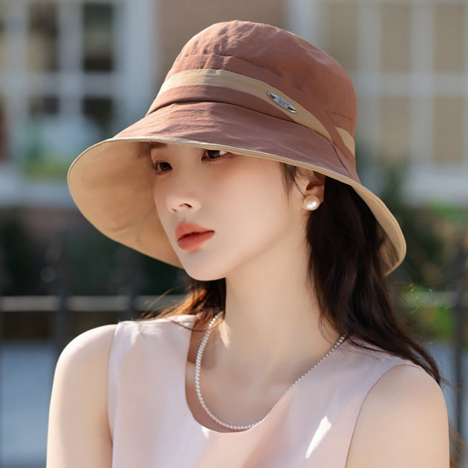 모브렛 챙넓은 자외선 차단 버킷햇 벙거지 중년 여성 엄마 봄 여름 모자