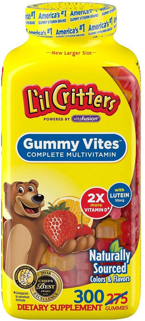 릴크리터스 바이트 데일리 멀티비타민 구미, 2개, 300정