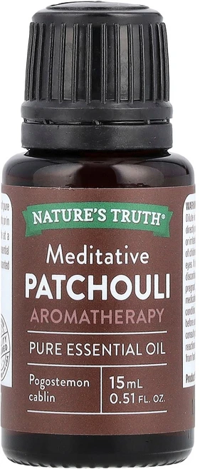 Nature's Truth 순수 에센셜 오일 명상적인 파촐리 15ml(0.51fl oz) Truth (네이처스 트루스), 1개, 15ml - 쿠팡