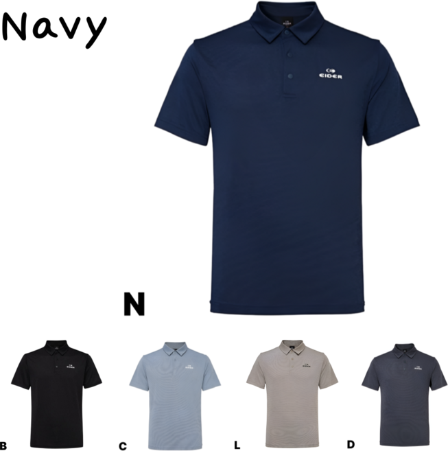 아이더 남성 반팔 폴로 카라 티셔츠 색상별 모음