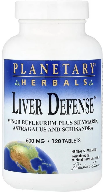 플래네터리 허벌 리버 디펜스(간 보호) Planetary Herbals Liver Defense™ 120정, 1개 - 쿠팡
