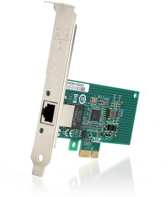 기가비트 유선 시리즈 칩셋 NEXT-361DCP EX 랜카드, 1개