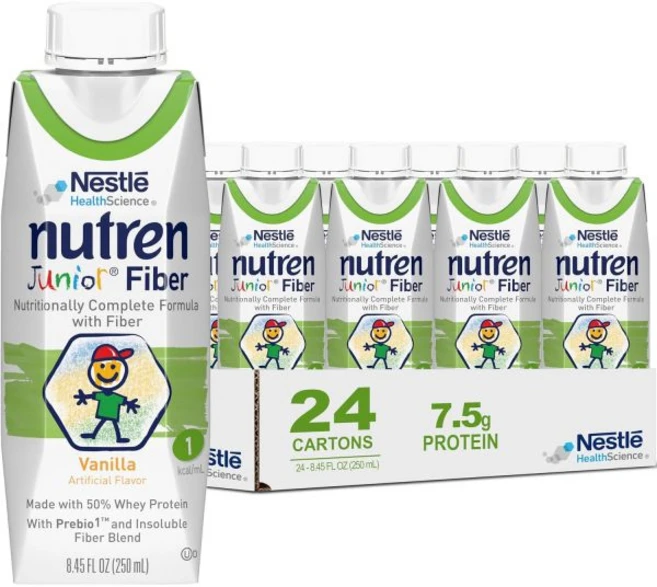 Nutren Junior Fiber Vanilla 24 Count, Nutren Junior Fiber Vanilla, 2 - 쿠팡