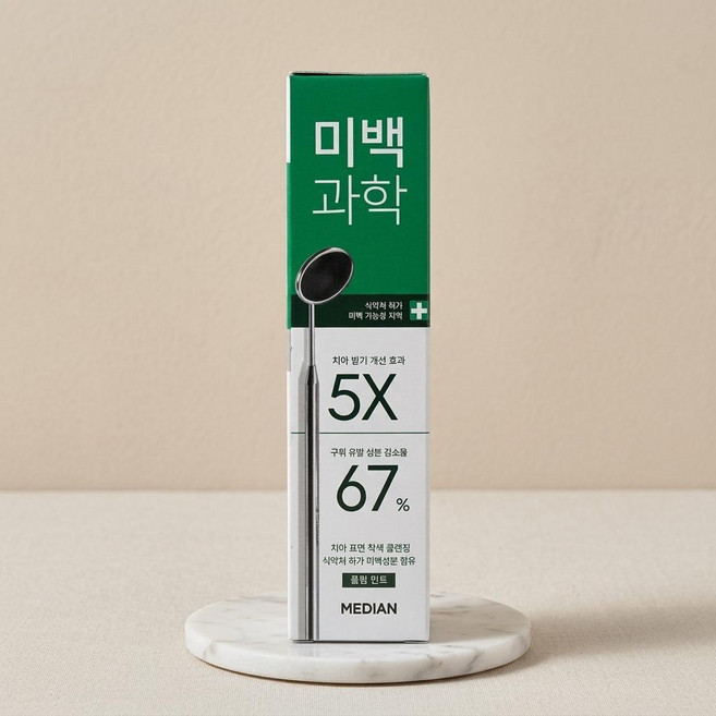 100g(740087) 치약 플럼민트향 미백과학 메디안, 1개