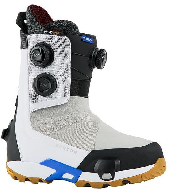 Burton 여성용 하이샷 X 프로 스텝 온 스노우보드 부츠 (화이트 265mm(8.5)), 화이트
