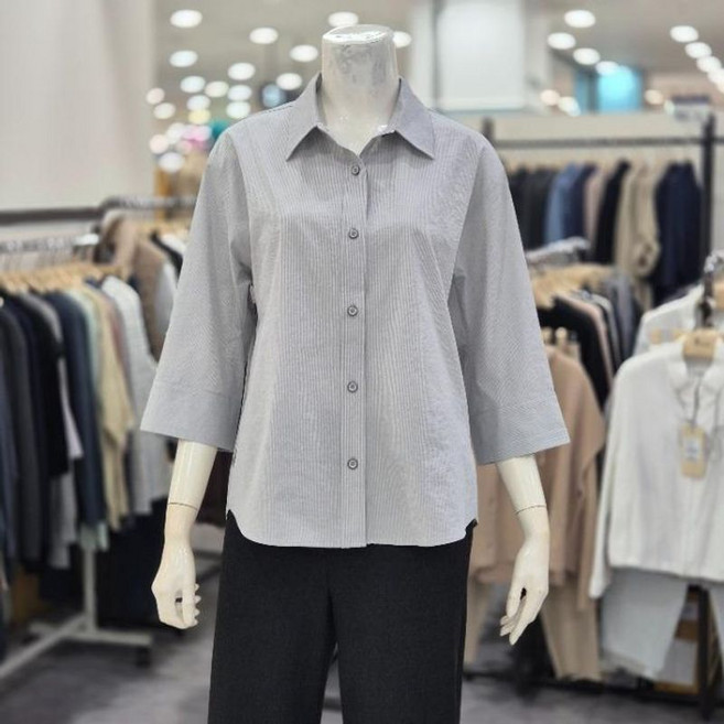 레노마레이디 sh06 소매 프린트 셔츠 R3H21WST020