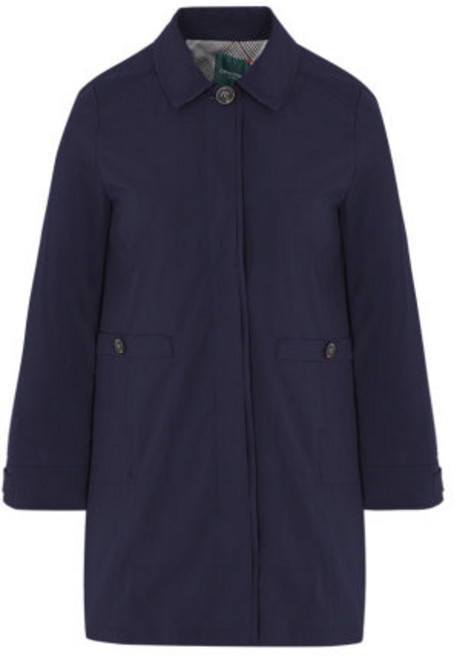 [크로커다일레이디 NC13] 크로커다일레이디 간절기 60% 소매 체크 배색 포인트 트렌치 코트 CLDFCT102