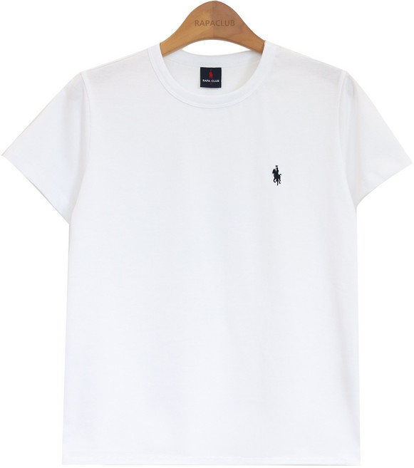 라파클럽 여성 레귤러핏 쿨링 라운드넥 반팔 티셔츠