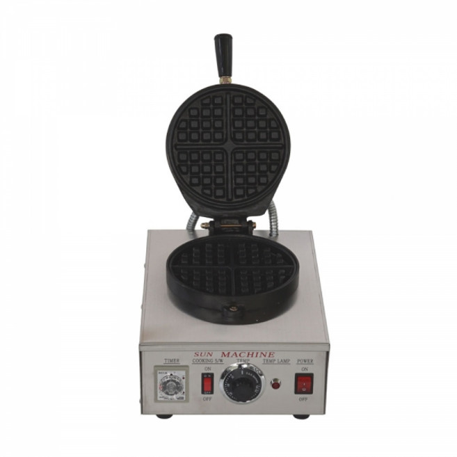 태양산업 SUN 업소용 벨기에 와플기계 크로플기계 와플메이커, 벨기에 원형1구