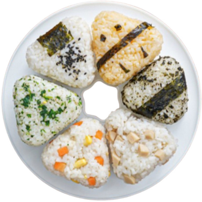 데일리픽 삼각김밥틀 주먹밥 키트, 1개