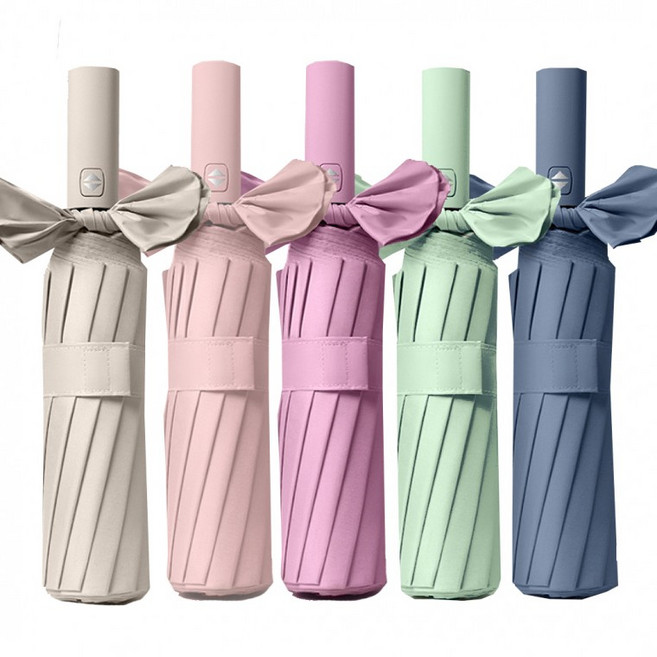 클로버 3단 자동 우산 자외선 차단 보관 가방 8k 12k