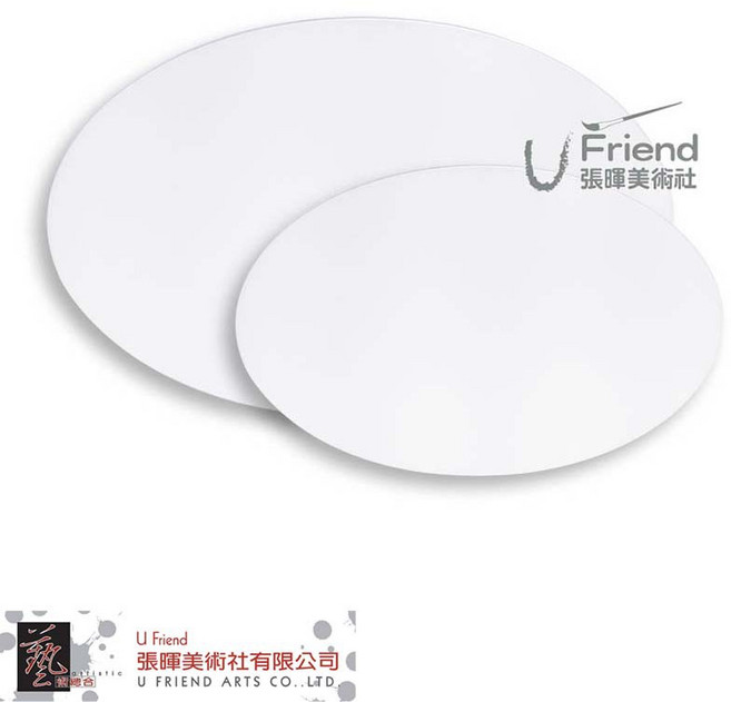 U Friend 橢圓形棉布畫布板, 1個, 20*30 cm