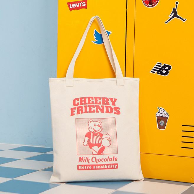 뉴스텔지아 데일리 여름 숄더 에코백