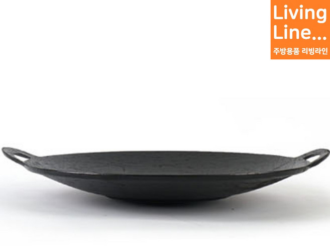 다양한사이즈 전통방식 무쇠 그리들 인덕션 겸용 캠핑 불판 국산 조선 그리들팬 국산 바비큐 그리들, 1개, 40cm, 호수-40