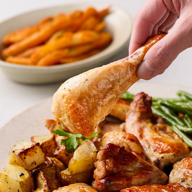 [미식예찬] 떴닭 육즙가득 로스트 오븐구이치킨 1kg 내외 x 1팩, 1개