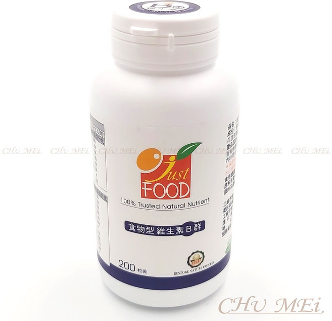 Just FOOD 食物型維生素B群, 1個, 200份